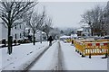 Mosshead Road in the snow