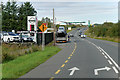 C1604 : N13 Northwards, passing Inishowen Motors by David Dixon
