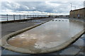 Paddling pool on the promenade at the Headland, Hartlepool