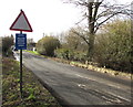 Police Speed Check Area sign, Fulbrook