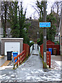 Footbridge to Waterside Street