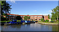 Wharf and apartments near Etruria in Stoke-on-Trent