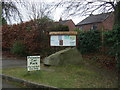 Sign for the All Saints Parish Hall, North Ferriby