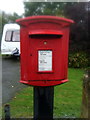 Elizabethan postbox on the B6437, Whitsome