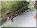 Village stocks in the church porch, Northlew