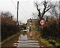 Flooding near Capton Mill