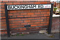 Benchmark on #224 Bloomfield Road on Buckingham Road face