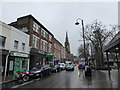 A rainy scene in Westow Street