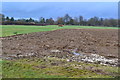 View across field from Saucelands Lane