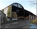 Corrugated iron barn at Laurel Farm