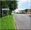 Cross Inn boundary sign