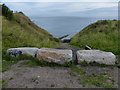 Salterfen Lane descending to the beach at Ryhope Nook