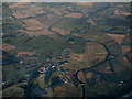 Hyndford Bridge from the air