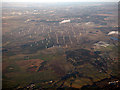 Black Law wind farm from the air