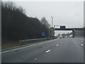 M1 nears B6059 School Road overbridge