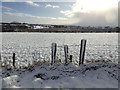 Snow covered fields, Maine