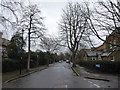 Looking east-northeast along Melrose Road