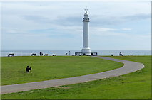 NZ4059 : The lighthouse in Roker Cliff Park by Mat Fascione