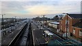 Barnetby railway station, looking west