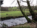 Llwybr yn rhydio Afon Dulais / Path fording Afon Dulais