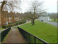 Path down from railway bridge, Courtenay Avenue