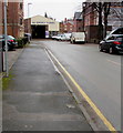 Caxton Place towards  Hi-Speed Tyres, Wrexham