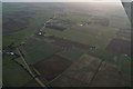 Highbridge, Alvingham, on Louth Canal: aerial 2018 (3)