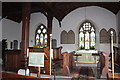 SH9365 : The East windows of St Sannan's by Richard Hoare