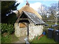 The lych gate of St John the Baptist church, North Bovey