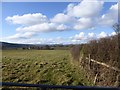 Field and view west from Barnecourt