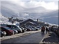 NH9806 : Car park at Cairngorm Mountain by Stephen Sweeney