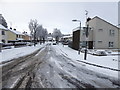 Snow and slush, Orangefield Park, Omagh