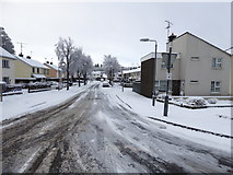 H4672 : Snow and slush, Orangefield Park, Omagh by Kenneth  Allen