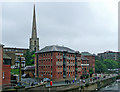 Former riverside warehouses in Worcester