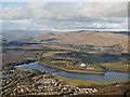 Milngavie Reservoirs from the air