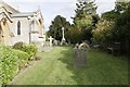 Looking past the chapel