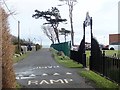 Rear pedestrian gate entrance to the Slieve Donard Hotel