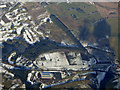 Former Lanark racecourse from the air