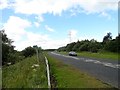 Footpath across a busy road