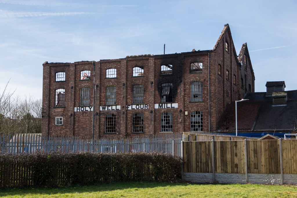 Holywell Mill, Ashby, following the fire © Oliver Mills :: Geograph ...