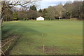 Cricket ground in winter, Abertillery Park