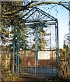 Entrance gate to Yarmouth Road cemetery