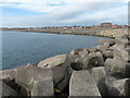 Sea defences at the Old Town, Hartlepool