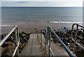 Steps down to the beach at Carr House Sands