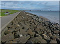 Sea defences along Carr House Sands