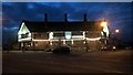 The Arnos Arms, Arnos Grove, at night