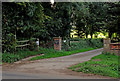 Driveway and bridleway near Caunsall in Worcestershire