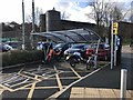 Motorcycle shelter at Keele University