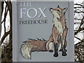 New sign for the Fox on Coulsdon Common