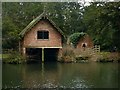 SK4133 : Boat house and pump house, Elvaston Castle by Alan Murray-Rust